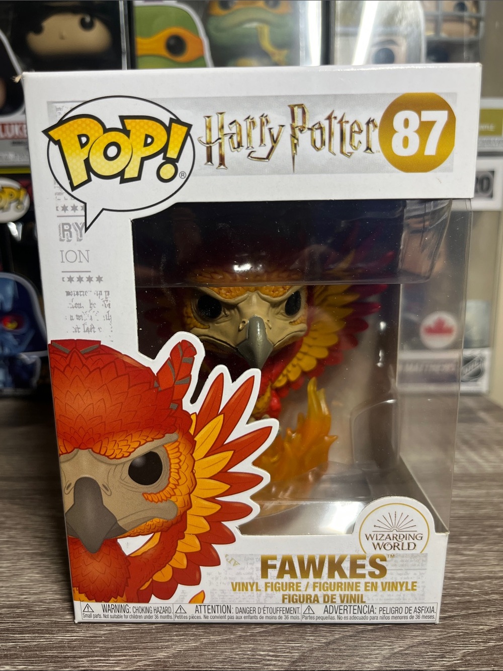 Funko Harry Potter Fawkes Pop! Vinyl Figure - Red, Orange, Yellow